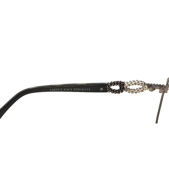 NEW LA MATTA LM3313 Eyeglass Frames Italy made 55-16-135 Case papers cloth Inclu - Picture 6 of 11